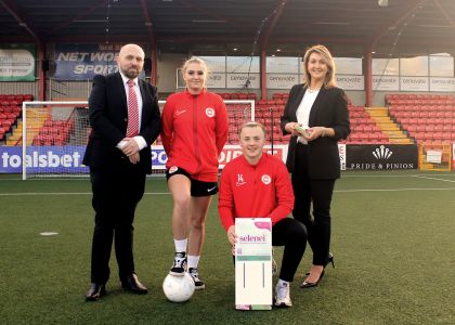 Unicorn Hygienics Partnership with Larne Football Club