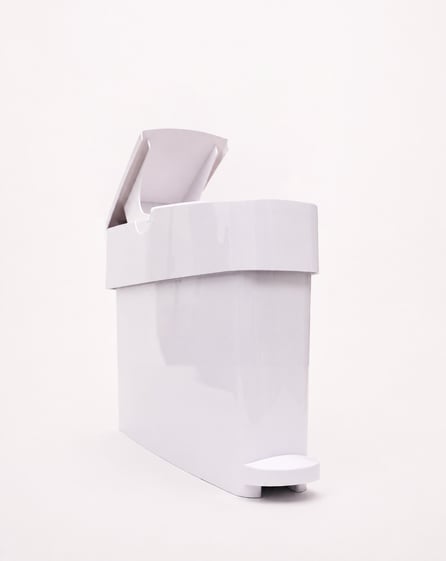 15L Sanicare Bin - Open Lid Smaller