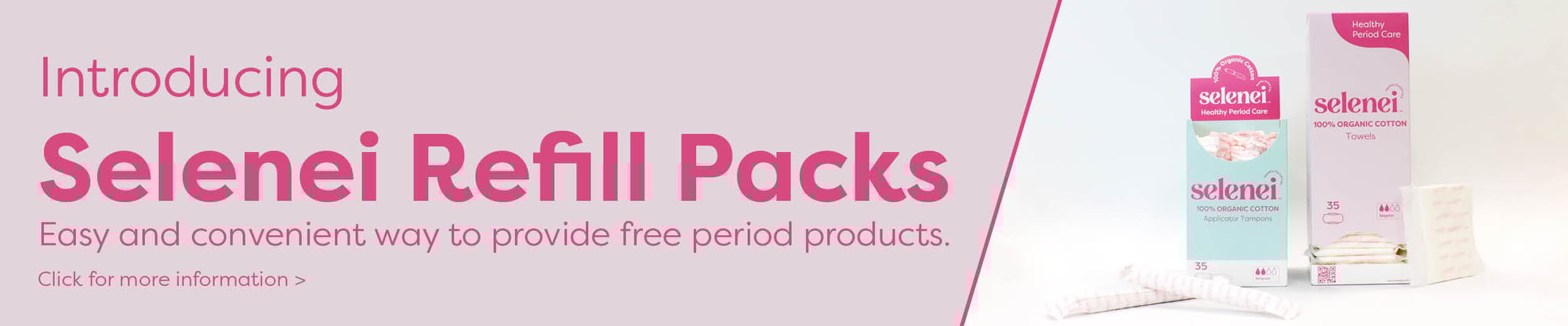 Selenei Refill Pack Launch Web Banner v2
