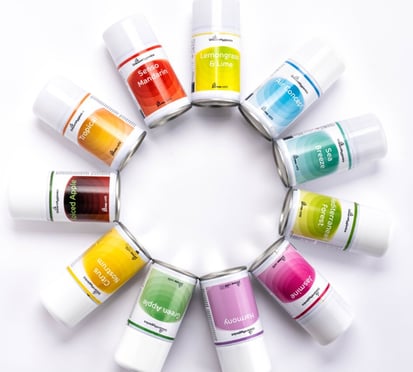 Fragrance Cans In a Circle
