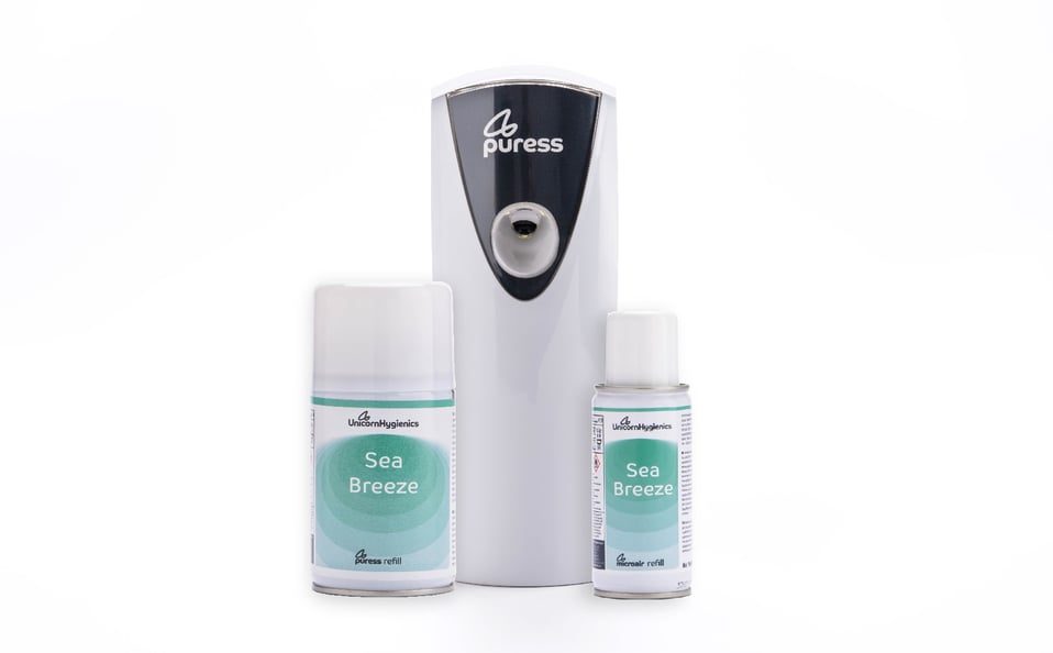 Puress Dispenser and aerosol refill cans