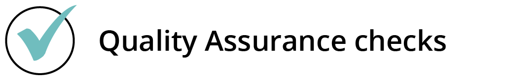 Quality Assurance Checks Quality Assurance Checks